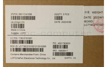 Lenovo 5M11C41056 MECH_ASM KBD BZL,WL,GY,SRX,EST