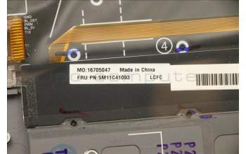 Lenovo 5M11C41093 MECH_ASM KBD BZL,WW,GY,SRX,FRA/ENG