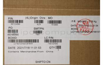 Lenovo 5M11C43590 MECH_ASM KB C SLV BKLT(PMX)PT UK BK