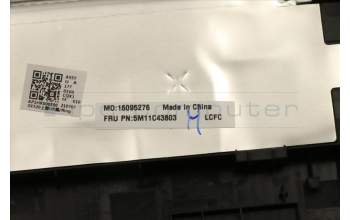 Lenovo 5M11C43803 MECH_ASM KBCSWE/FIN BKLT(PMX)PT FP UK BK