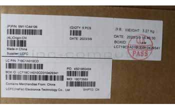 Lenovo 5M11C44106 MECH_ASM KB C ENG(PMX)PT USSR