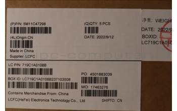 Lenovo 5M11C47298 MECH_ASM KB C DEN(PMX)PT FPR UKBK