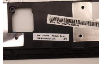 Lenovo 5M11C47298 C-Abdeckung mit Tastatur, Dänisch, schwarz, Fingerabdruck