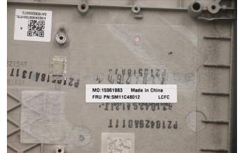 Lenovo 5M11C48012 MECH_ASM KBD W/C UK BKLT(SUN) UK BK