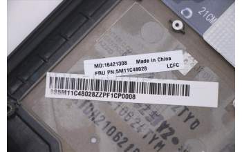 Lenovo 5M11C48028 MECH_ASM KBD W/C BEL BKLT(SUN) UKWWBK