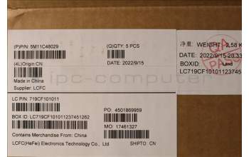 Lenovo 5M11C48029 MECH_ASM KBD W/C BRL BKLT(CHY) UKWWBK