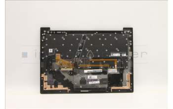 Lenovo 5M11C53275 C-Abdeckung mit Tastatur, Französisch, Tiefschwarz, WWAN