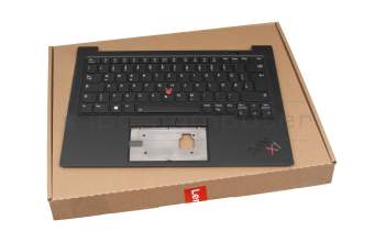 5M11C53348 Original Lenovo Tastatur inkl. Topcase DE (deutsch) schwarz/schwarz mit Backlight und Mouse-Stick