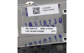 Lenovo 5M11C53363 MECH_ASM GRP KBD BZL,SPA,WW,DB,SUN