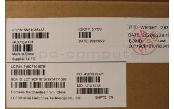 Lenovo 5M11C85432 MECH_ASM KBD W/C GRE BKLT(SUN) USWWBK
