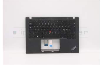 Lenovo 5M11C85472 C-Cover with keyboard, Norwegian, Black, Backlight, WWAN, UK
