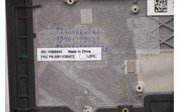 Lenovo 5M11C85472 C-Cover with keyboard, Norwegian, Black, Backlight, WWAN, UK