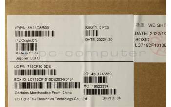 Lenovo 5M11C85500 MECH_ASM KBD W/C TC BKLT(SUN) USWWBK