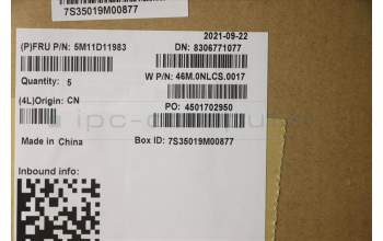 Lenovo 5M11D11983 MECH_ASM NoWW C-Cvr+BUL KB ASM,CHY