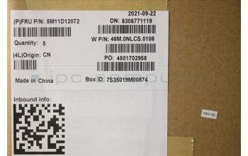 Lenovo 5M11D12072 MECH_ASM NoWW C-Cvr+RUS KB ASM,LTN