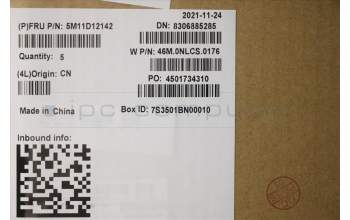 Lenovo 5M11D12142 MECH_ASM WW C-Cvr+CZE/SLK KB ASM,SRX