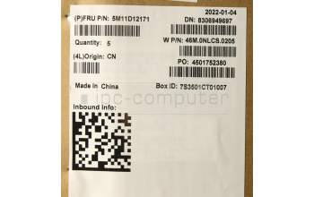 Lenovo 5M11D12171 C-Cover with keyboard,Greek US/GR,Backlight,WWAN