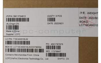 Lenovo 5M11F24813 MECH_ASM KBD/C UK BKLT CHI WW UKBK