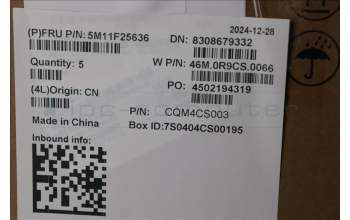 Lenovo 5M11F25636 C-Cover with keyboard, Italian, Black, WLAN, UK