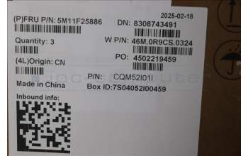 Lenovo 5M11F25886 MECH_ASM KBD SWS w/C Cov,WFC Transim