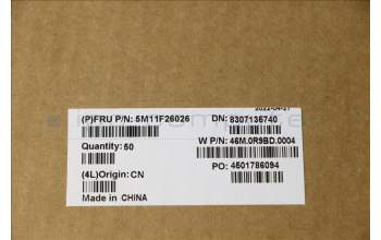Lenovo 5M11F26026 MECH_ASM FRU ASM POWER_BTN W FPR BK