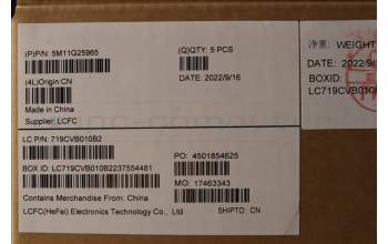 Lenovo 5M11G25965 MECH_ASM KBw/CcvEUROENG BKLT-CHYFP US BK