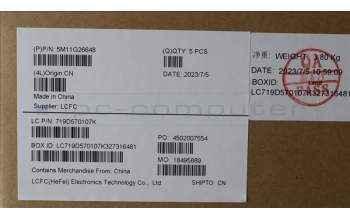 Lenovo 5M11G26648 MECH_ASM KB w/Ccv KOR BKLT PMX US SR