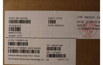 Lenovo 5M11G27354 MECH_ASM KB CCov SPA BKLT Chicon BK