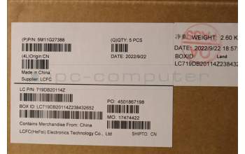 Lenovo 5M11G27388 MECH_ASM KB CCov UK BKLT Chicon BK