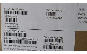 Lenovo 5M11G56130 MECH_ASM CS21 2bCP,Glass,GRY,SUN