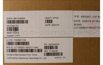 Lenovo 5M11H25905 MECH_ASM KB CCov GER BKLT Liteon WW BK