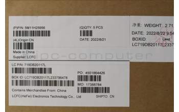 Lenovo 5M11H25956 MECH_ASM KB CCov JPN BKLT Liteon WW BK