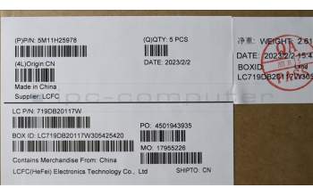 Lenovo 5M11H25978 MECH_ASM KB CCov NOR BKLT Chicon WW BK