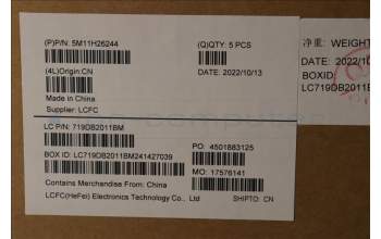 LENOVO 5M11H26244 Keyb T14s G3 Cover GB - WL - BL