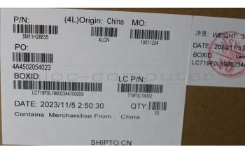 Lenovo 5M11H28835 Rear I/O Shielding,T580 INT DFC