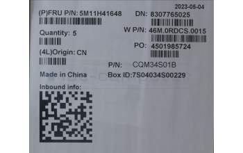 Lenovo 5M11H41648 MECH_ASM WLAN C-Cvr+CZE/SLK KB ASM,CHY