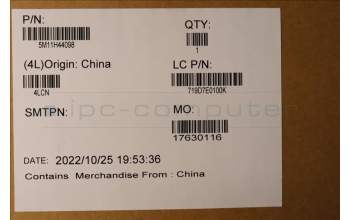 Lenovo 5M11H44098 Lenovo LCD Module,14\",WUXGA,Non-Touch,Anti-Glare,IPS,400nit,100% sRGB,w/FHD RGB Camera