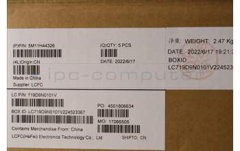 Lenovo 5M11H44326 MECH_ASM GRP KBD BZL,POR,WL,DB,SUN
