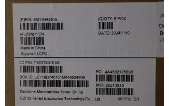 Lenovo 5M11H45815 MECH_ASM KBD BZL,WL,GY,SRX,NOR