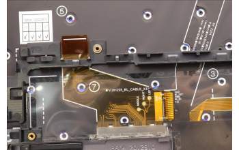 Lenovo 5M11H45875 MECH_ASM KBD BZL,WL,GY,SRX,GER