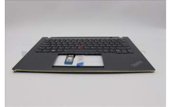 Lenovo 5M11H52437 C-Cover with keyboard, Portuguese, Grey, Backlight, UK