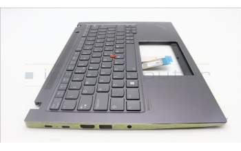 Lenovo 5M11H52495 MECH_ASM KBD Cc UK BKLT(TRA)UK GY