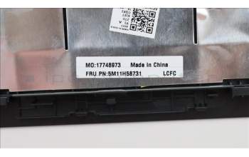 Lenovo 5M11H58731 MECH_ASM KBD CCvr HUN(PMX)UK BK