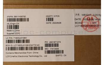 Lenovo 5M11H58782 MECH_ASM KBD CCvr TC(PMX)US BK