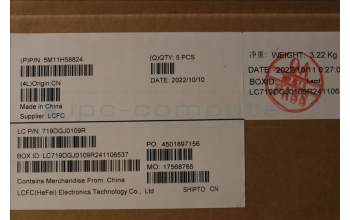 Lenovo 5M11H58824 MECH_ASM KBD CCvr SPA(PMX)FPR UK BK