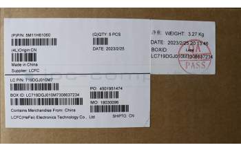 Lenovo 5M11H61060 MECH_ASM KBD CCvr LA SPA(PMX)UK SR