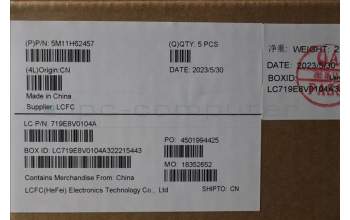 Lenovo 5M11H62457 C-Cover with keyboard, Norwegian, Grey, Backlight, FingerPrint, WWAN, UK