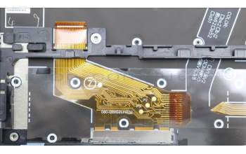 Lenovo 5M11H62462 C-Cover with keyboard, Nordic, Grey, Backlight, Fingerprint, WWAN, UK