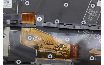 Lenovo 5M11H62504 C-Cover with keyboard, Turkish, Grey, Backlight, FingerPrint, WWAN, UK