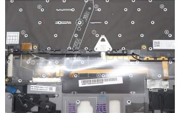 Lenovo 5M11H62518 C-Cover with keyboard, Ukraine, Grey, Backlight, FingerPrint, WWAN, US